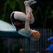 A diver tucks and somersaults during the Washtenaw Interclub Swim Conference Championships on Monday, July 22. Daniel Brenner I AnnArbor.com